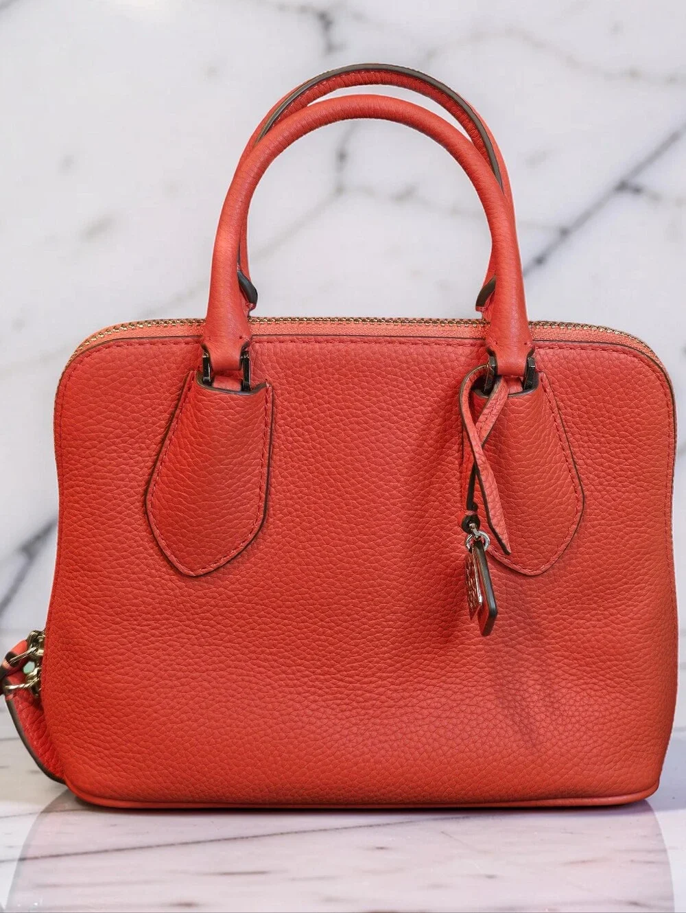 Tory Burch Mini Swing Leather Satchel Bag